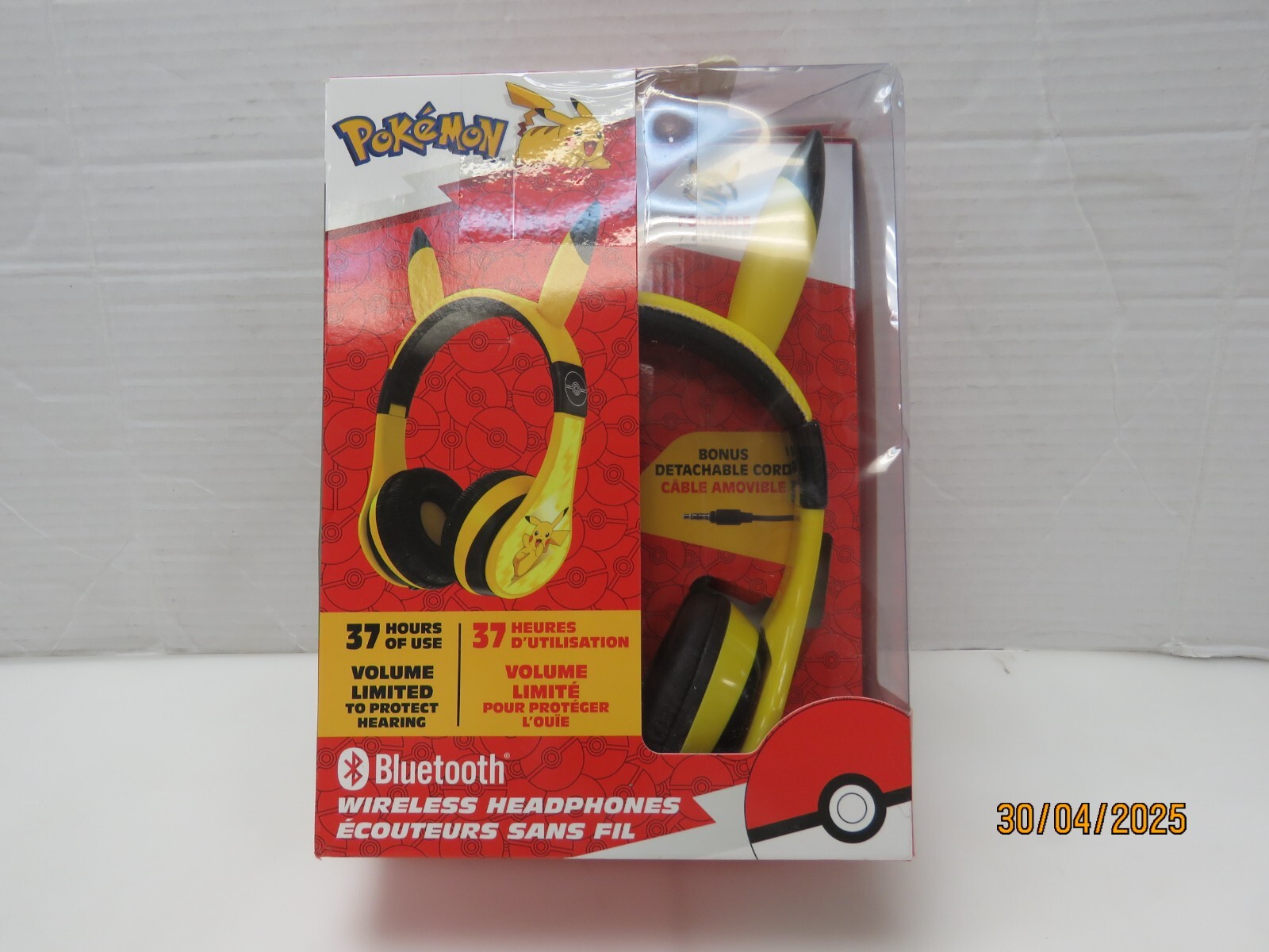 KIDdesigns Noise Cancelling Over-Ear Bluetooth Headphones – Pokemon [DI27]