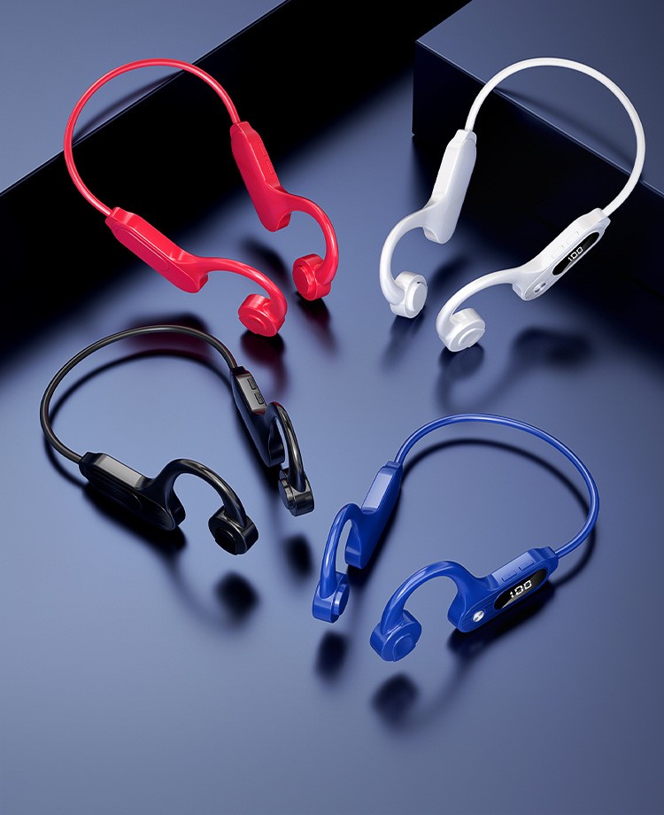Bluetooth 5.3 Bone Conduction Headphones Wireless Outdoor Sport Headset Earbuds