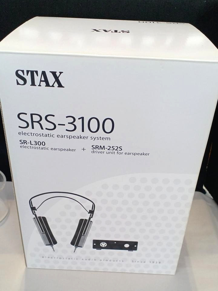 STAX SRS-3100 SR-L300 Ear Speaker + SRM-252S Amp System TESTED See notes