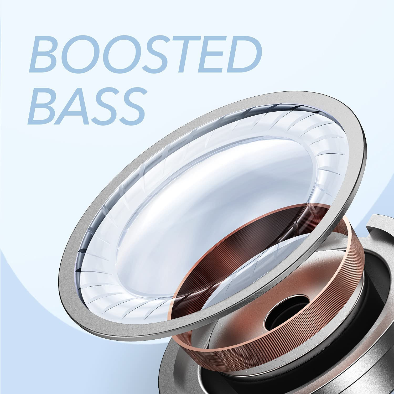 by Life P2 Mini True Wireless Earbuds, Bluetooth 5.2, 10Mm Drivers for Big Bass