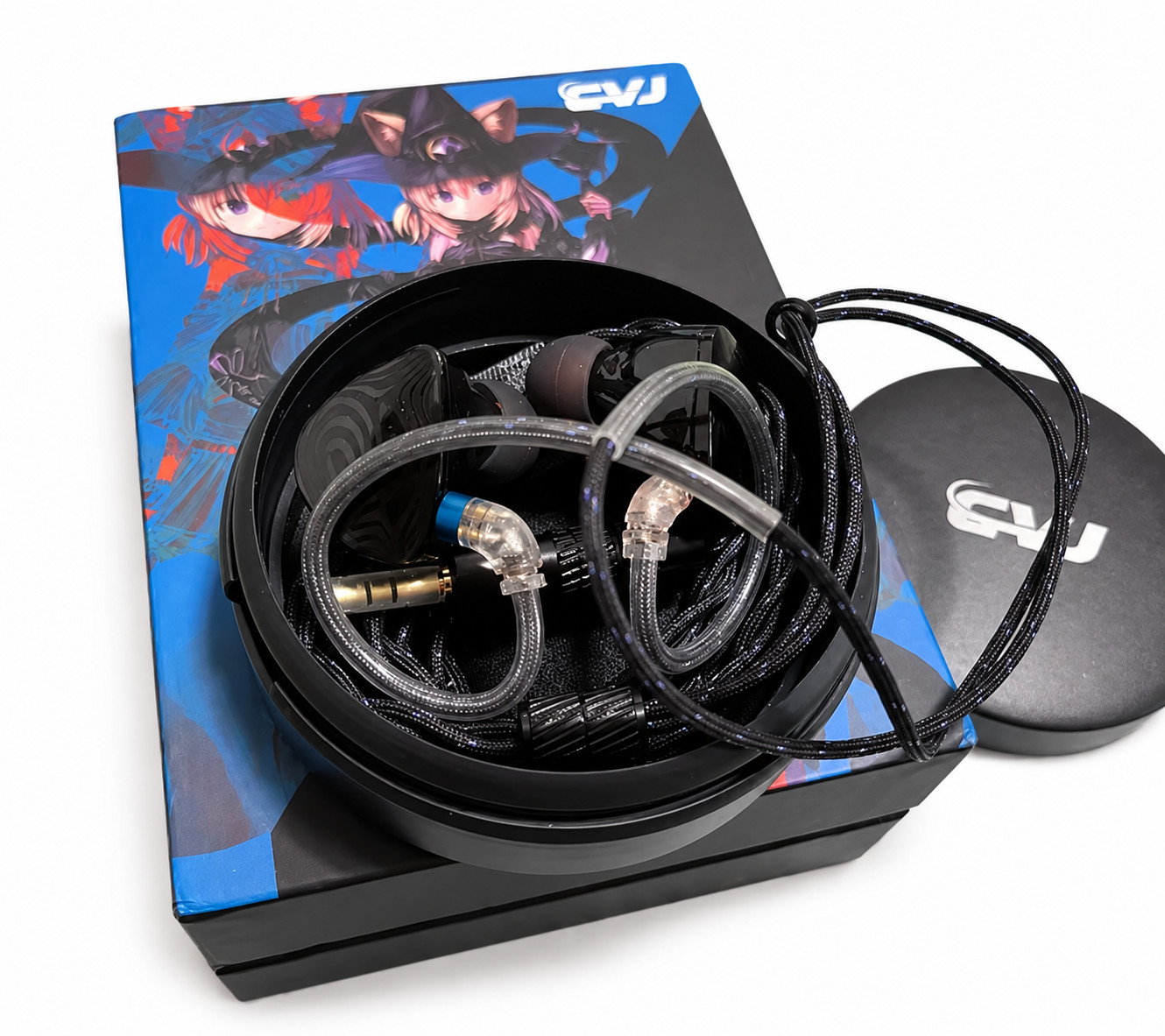 CVJ Nightelf IEM Earphones 3DD Triple Driver HiFi In-Ear Monitor 3.5mm MMCX