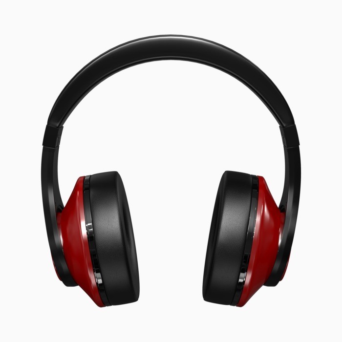 Voistek Wireless Over Ear Headphones with Microphone​ TH20S, Red/Black