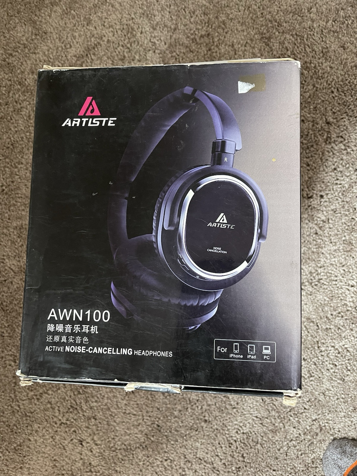 ARTISTE Active Noise Cancellation for 35 hours eliminate noise by 85% ANC