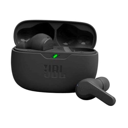 Vibe Beam – True Wireless Deep Bass Sound Bluetooth 5.2, Water Black Earbuds