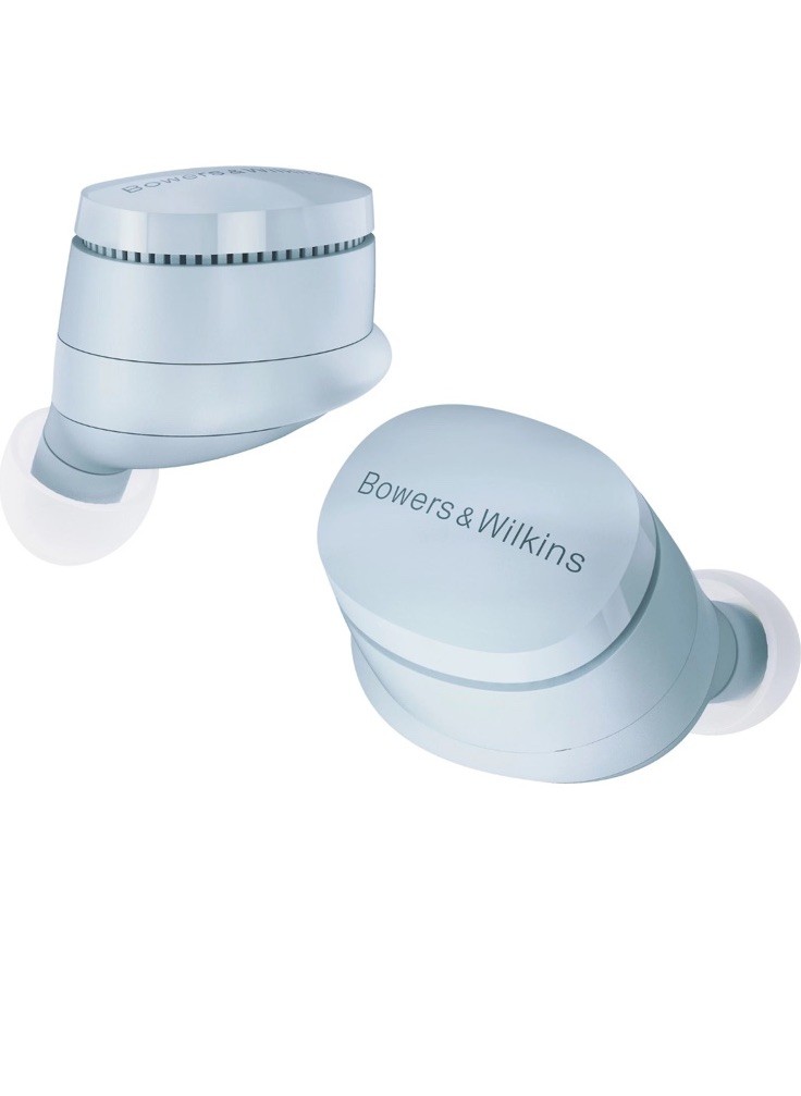 B&W Pi6 true-wireless headphones (glacier blue)