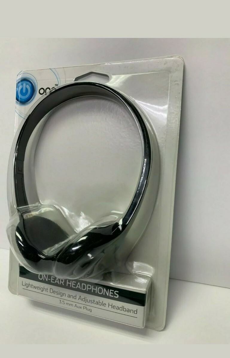 *BRAND NEW* ONN On-Ear Headphones with 3.5mm Jack Adjustable headband