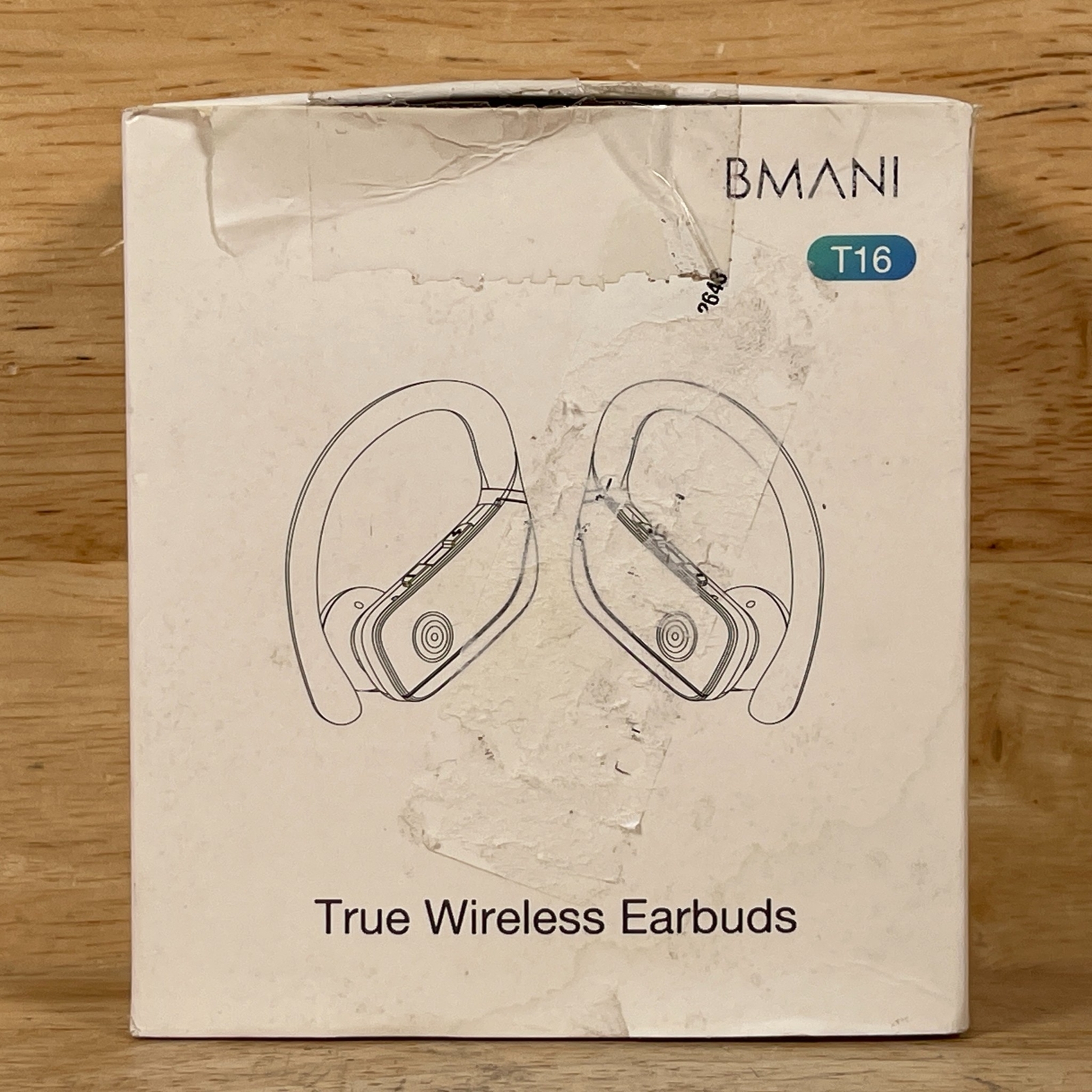 Bmani T16 Earbuds Bluetooth Built-in Mic Noise Cancelling LED Display For Parts