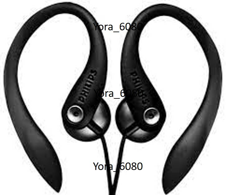 Philips SHS3300BK Black Sport Headphones,open-back Earhook headphones