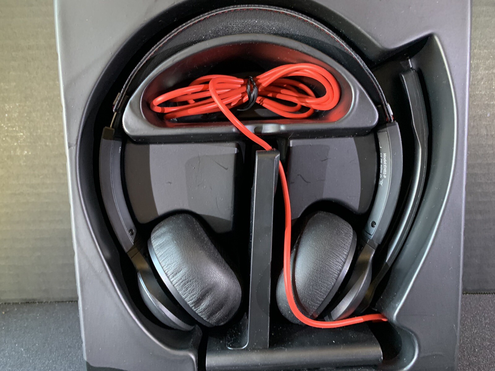 Jiamqishi EH02-P Black AI Noise Cancelling Bluetooth Wireless Headphones