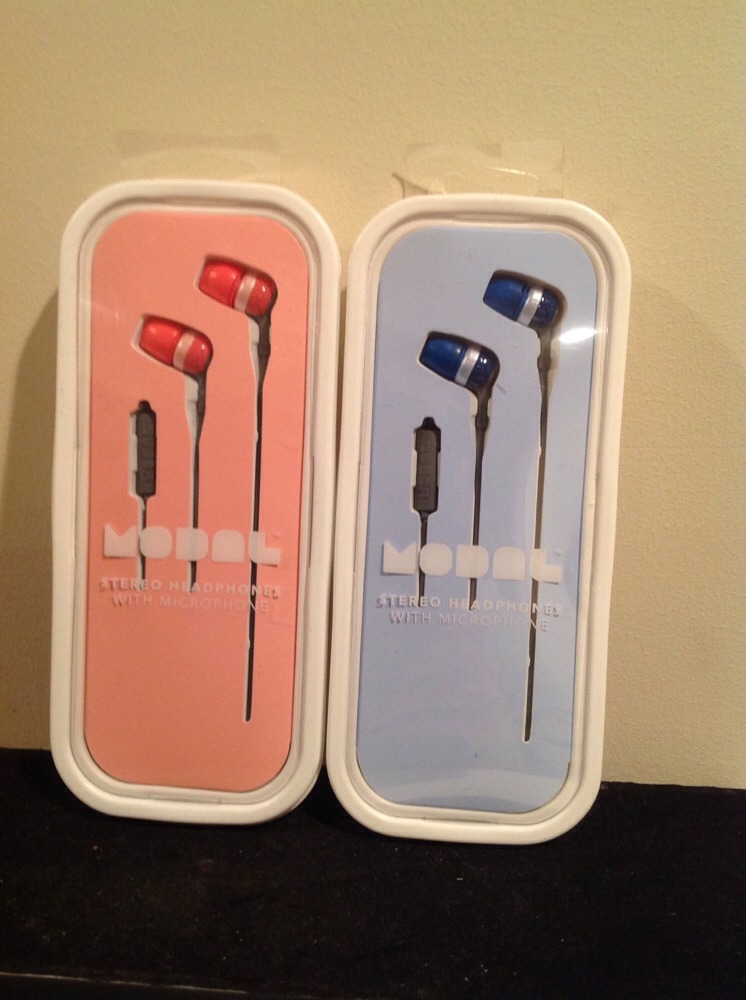 Modal MD-HPEBP1-B Stereo Headphones with Microphone – Gray/Black PACK OF TWO