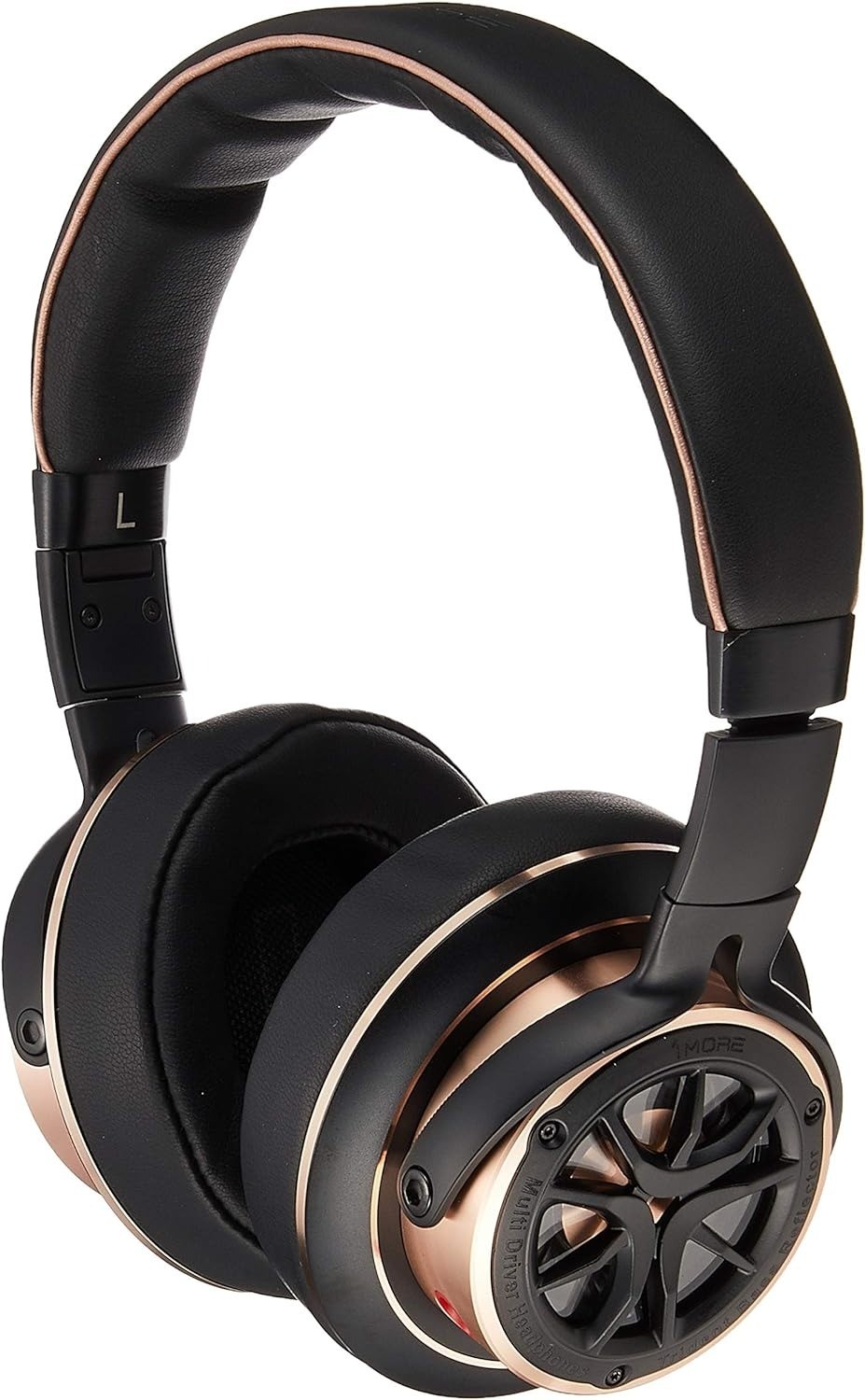 1MORE H1707 Triple Driver over-Ear Headphones Hi-Res Foldable Closed Back Gold