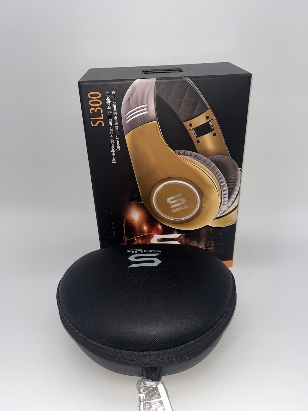 SOUL SL300 Wired Headphones with iPhone Remote and Replacement Cable