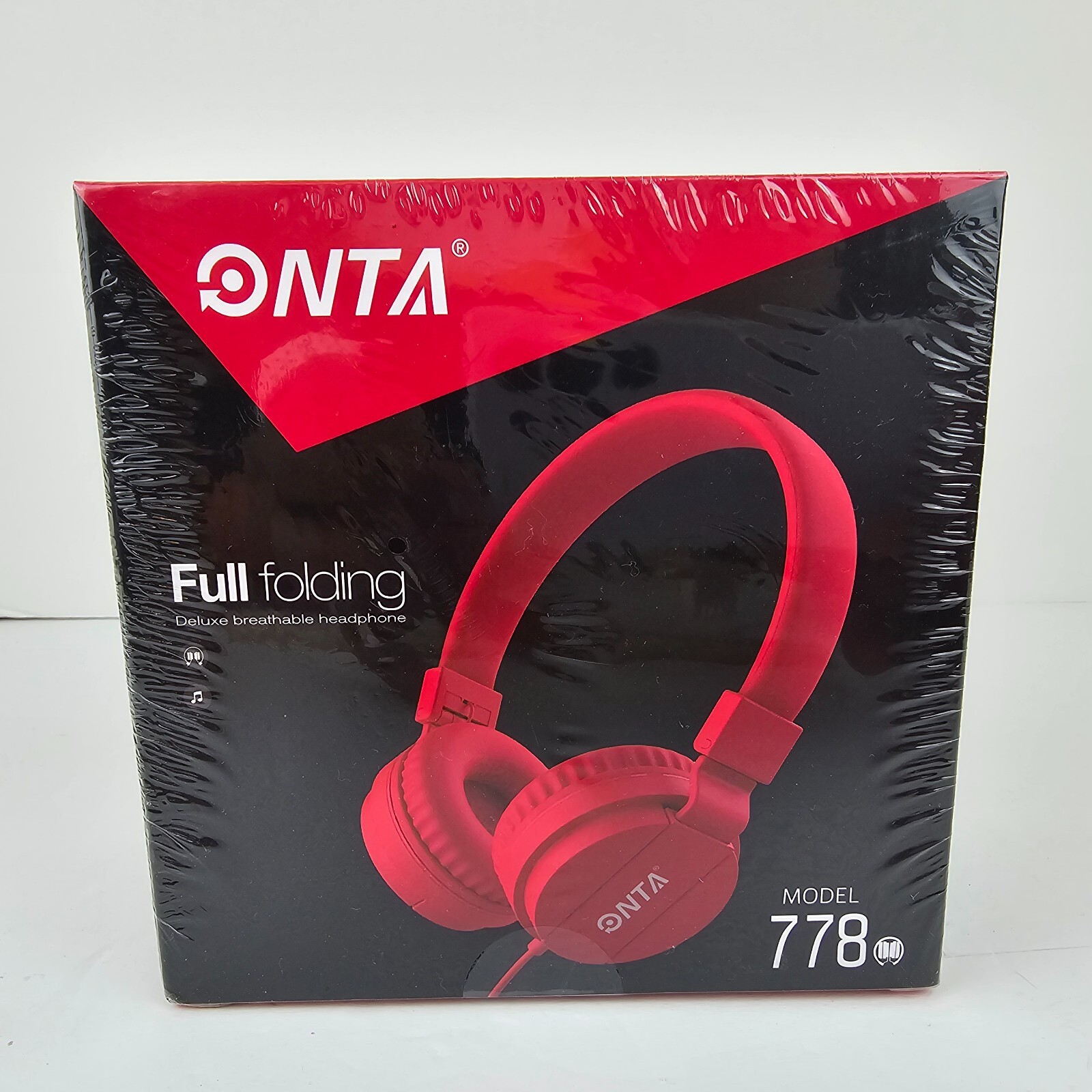 Onta Full Folding Deluxe Breathable Ear Cushions Headphones 778 (Fast Shipping)