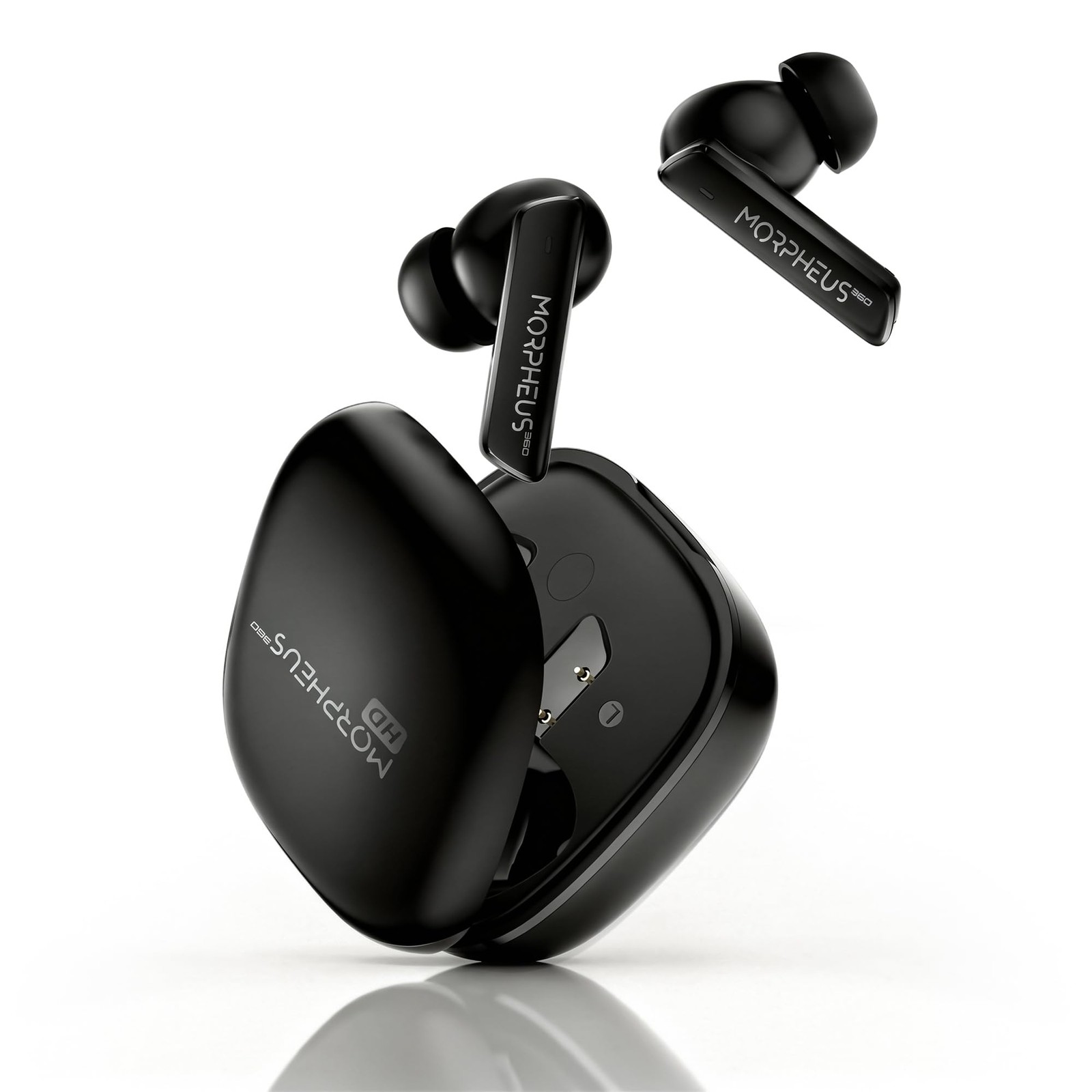 Morpheus 360 Pulse ANC Includes small, medium and large ear tips, Pure Black
