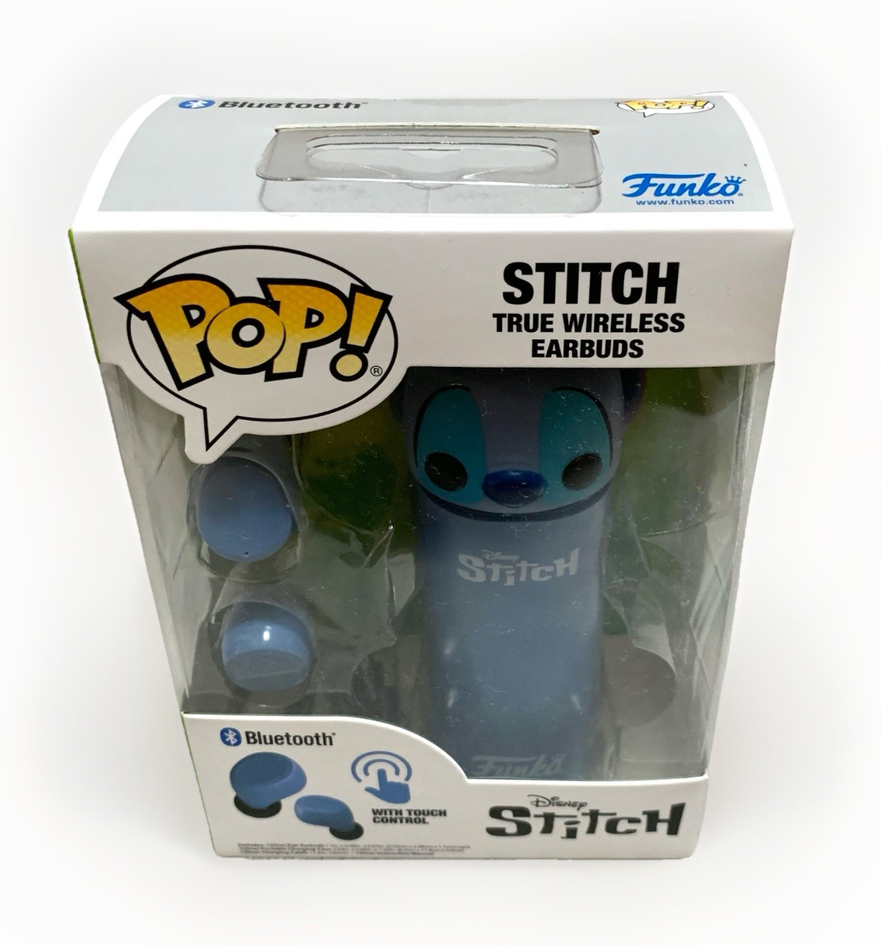 NEW Funko Pop Disney Stitch Wireless Bluetooth Earbuds w/Touch Control and Case