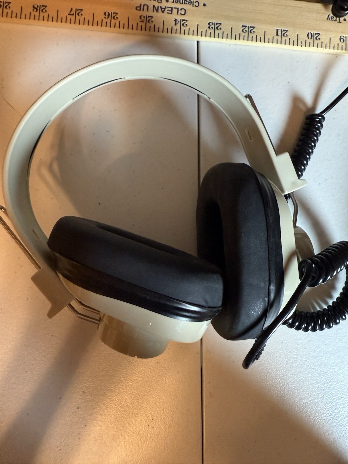 Califone 2924AV-P Over-The-Ear Headband Headphones – 1/4″ 6ft Coiled Cord 6 LOT