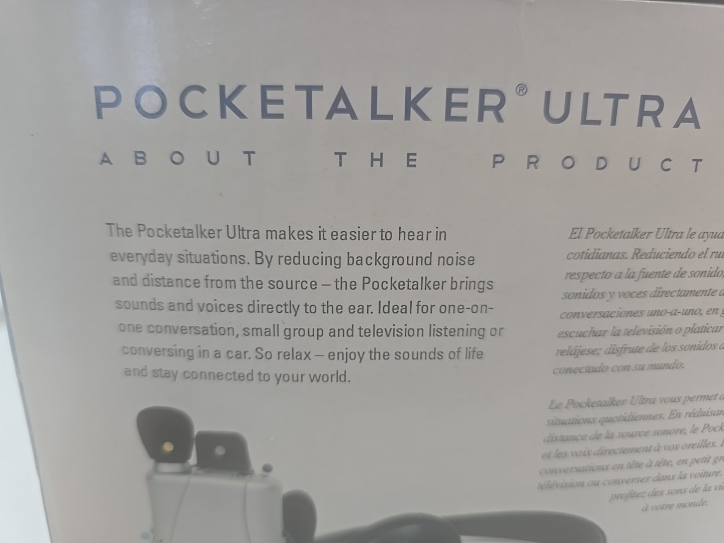 *NEW* Williams Sound Pocketalker Ultra Personal Sound Amplifier Bonus Neckloop