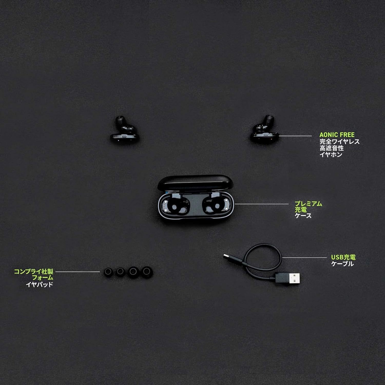 SHURE AONIC FREE Completely Wireless High Sound Isolation Earphone