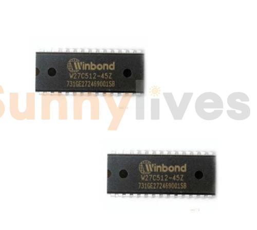 100Pieces W27C512-45Z W27C512 IC DIP EEPROM 512KBIT 45NS Winbond EEPROMs