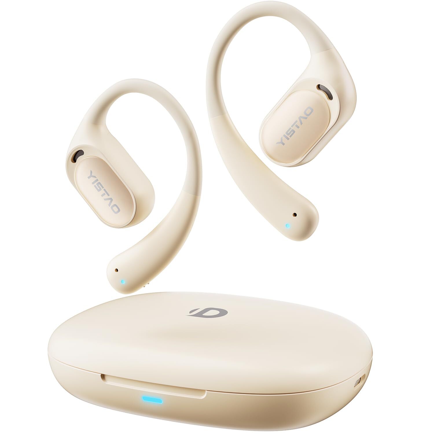 Open Ear Headphones with 35 Hours Playtime True Wireless Air Conduction Earbu…