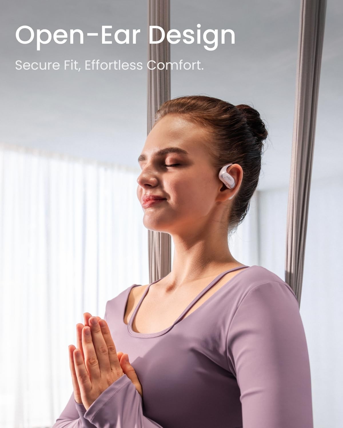 Shokz – OpenFit Air Open-Ear True Wireless Earbuds – White