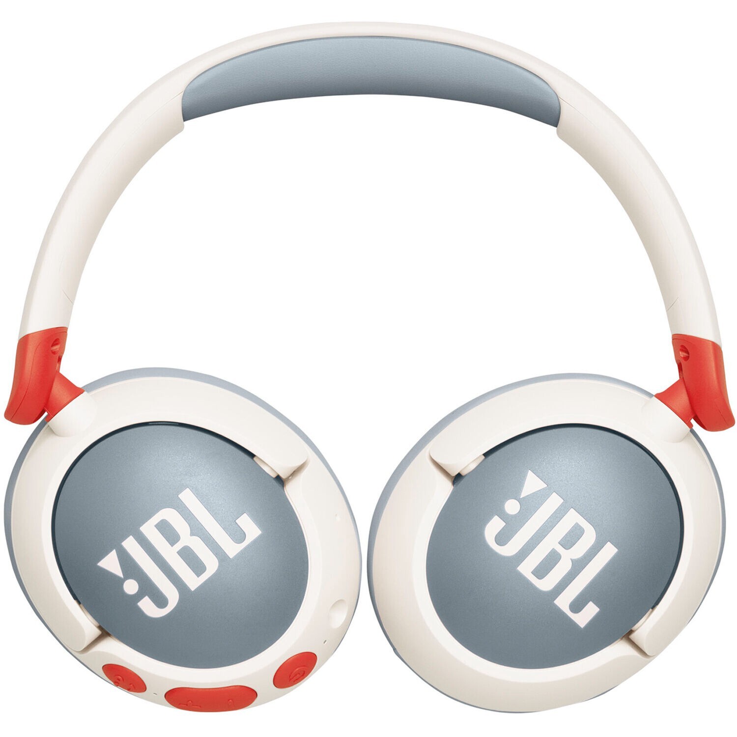 JBL Junior 470NC Noise-Canceling Bluetooth Over-Ear Headphones for Kids (White)