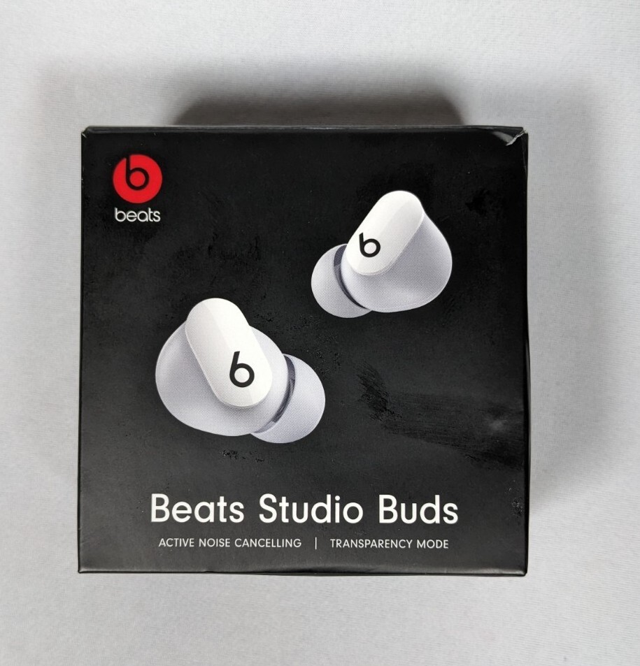 Beats Studio Buds-True Wireless Noise Cancelling Earbuds (White)