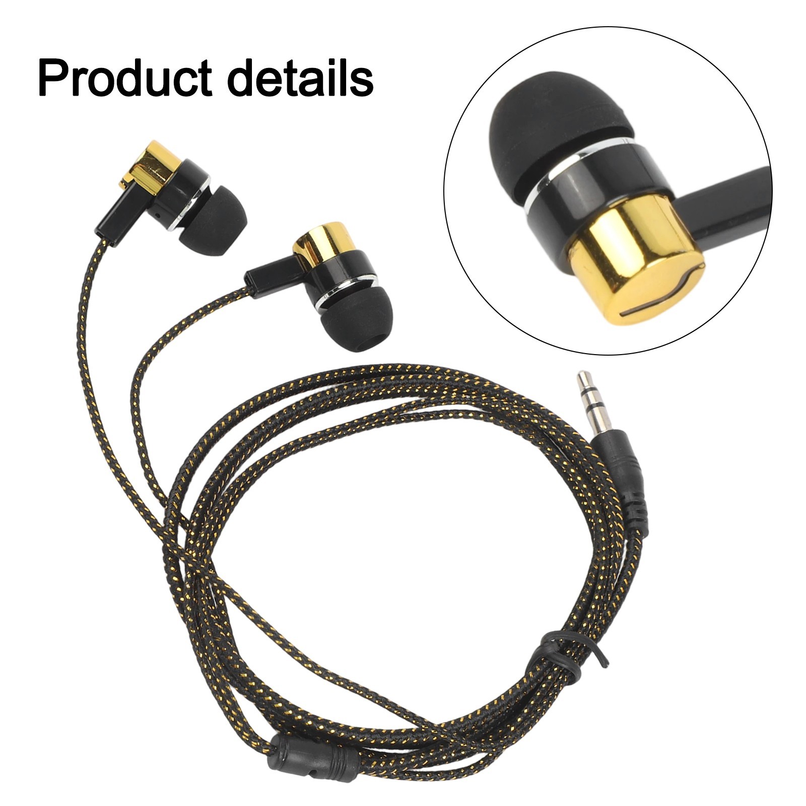 Wired Headphones 2 Basic Box 3.5mm In-Ear Stereo Earbuds Mobile Headphones