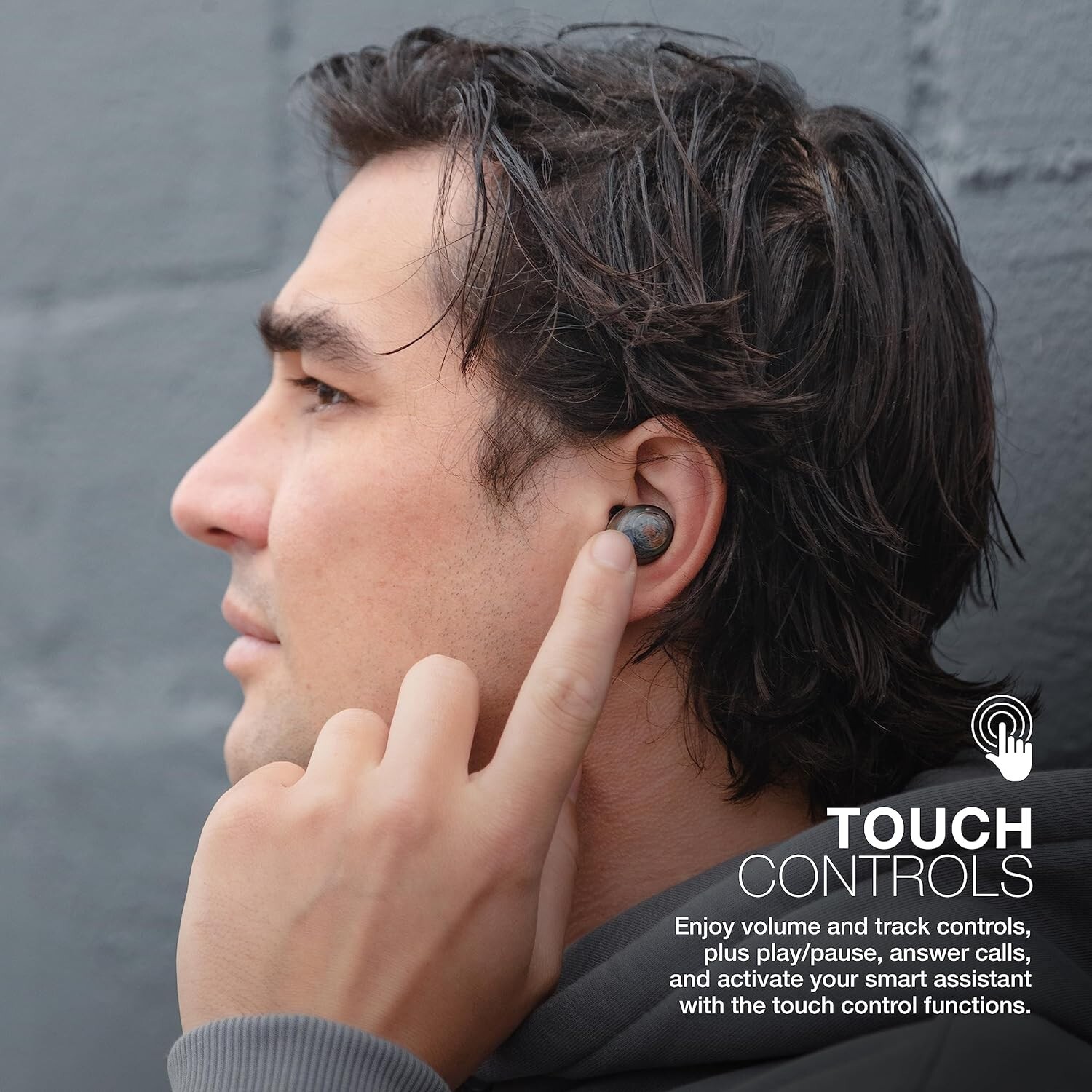 JLab Limited Edition Go Air POP True Wireless Bluetooth Earbuds Headphones Clear