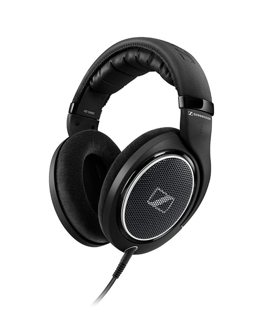 Sennheiser HD 598 SE Wired Headphones Black, Fleece Earpads