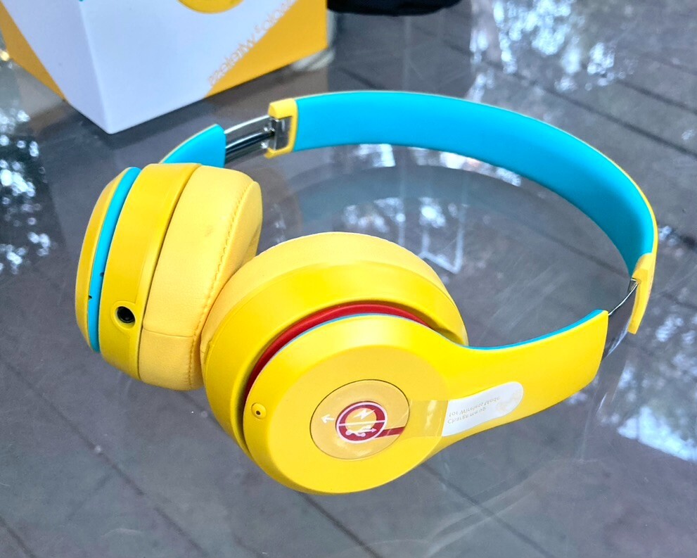 Beats Solo3 Wireless Bluetooth Club Collection Headphones Beats by Dre – Yellow