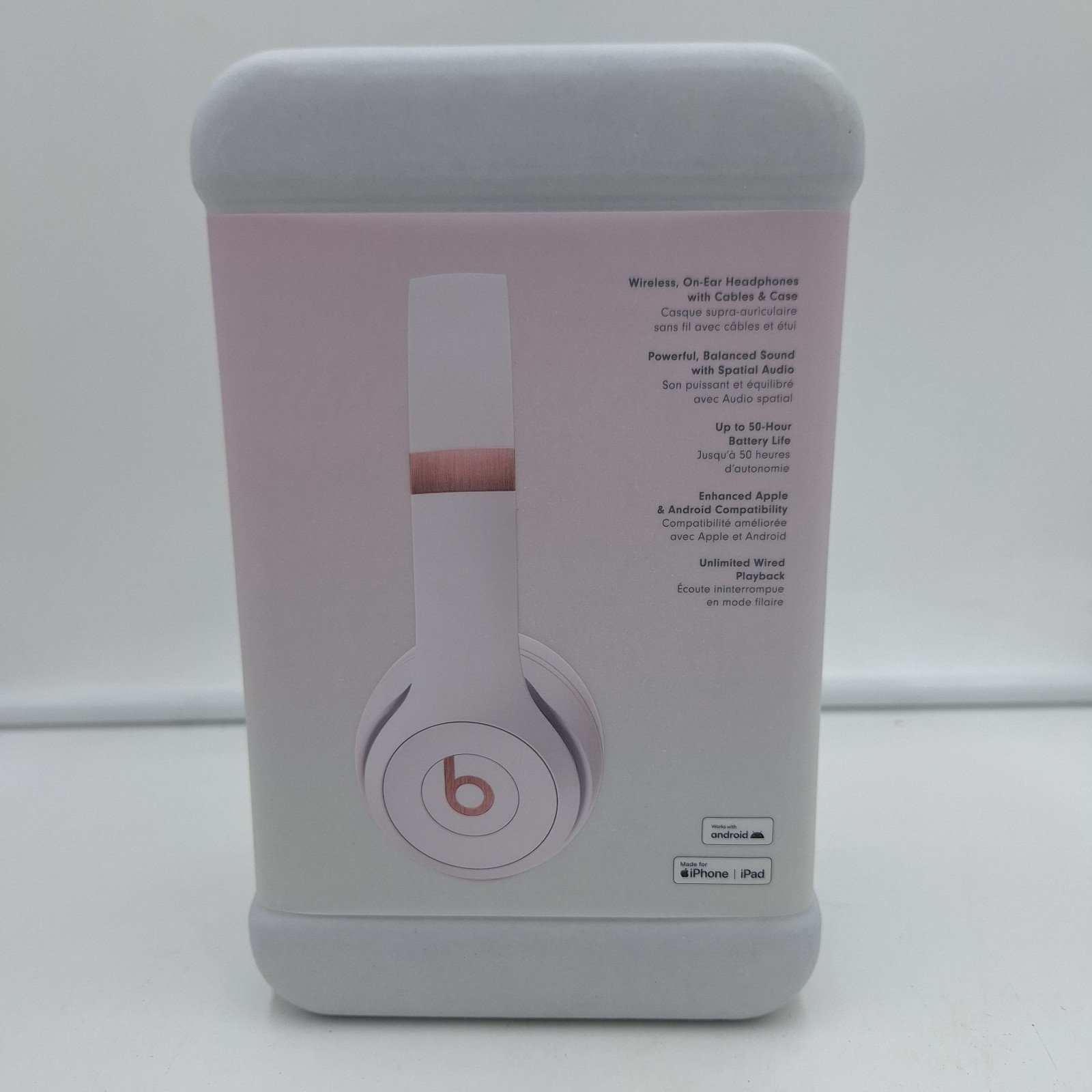 Beats Solo 4 New On Ear Headphones Model A3140 Cloud Pink
