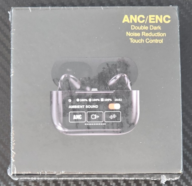 ANC/ENC Wireless Touch Control Earbuds Double Dark Noise Reduction