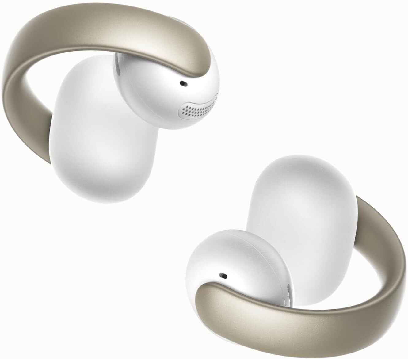Soundcore AeroClip Open-Ear Earbuds Clip-On Headphones 4 Mic AI-Boost Clear Call