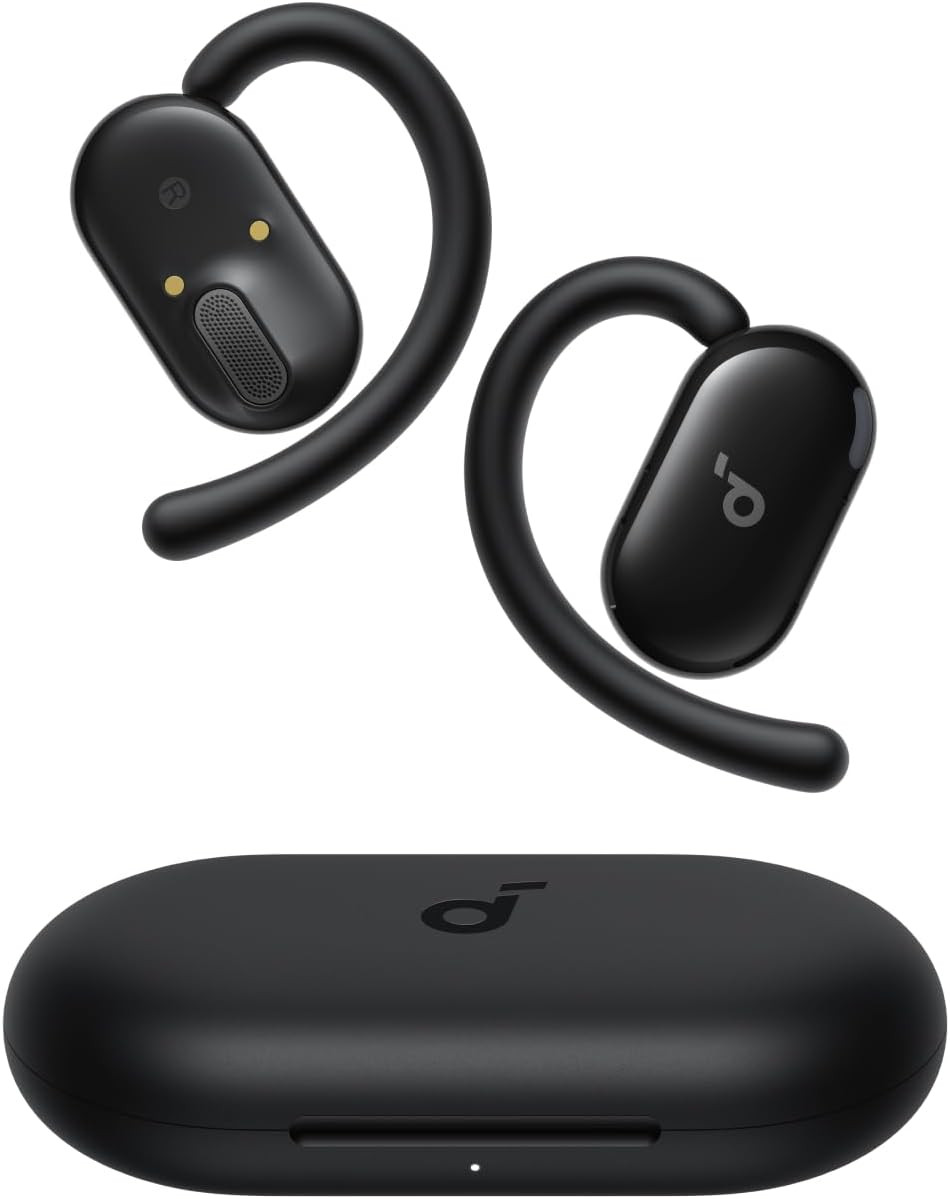 V20I by Anker Open-Ear Headphones, Adjustable Ear Hooks, Ultra-Comfort, Snug Fit