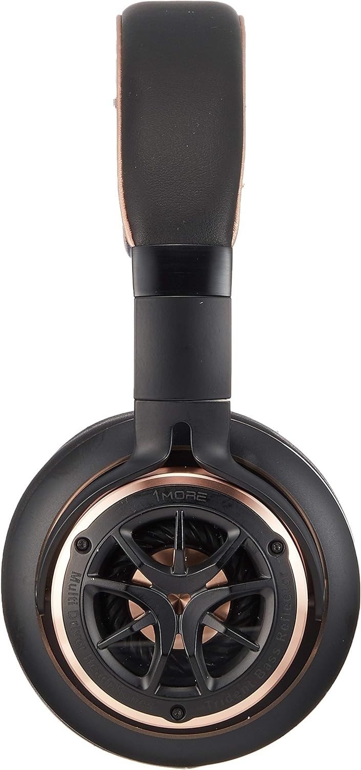 1MORE H1707 Triple Driver over-Ear Headphones Hi-Res Foldable Closed Back Gold