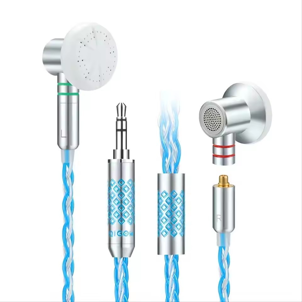 QIGOM S130A 15.4MM 130ohm 112dB, Beryllium Unit, Flathead HIFI MMCX Earphone