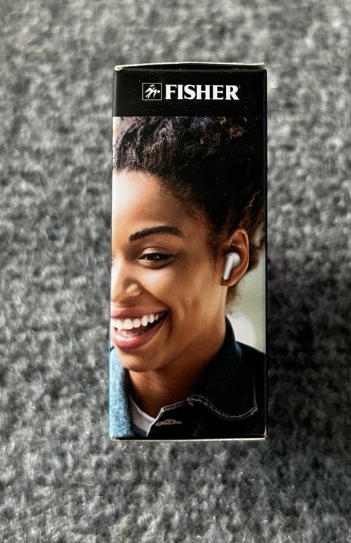 Fisher Vibez Sound True Wireless Bluetooth Earphones White Google Siri Enabled