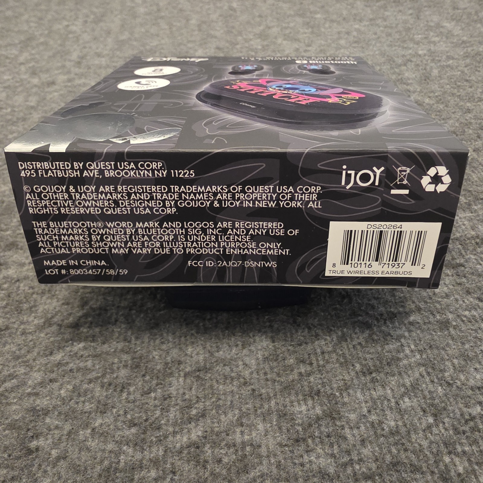 2025 iJoy | Disney STITCH Drop the Beat True Wireless Earbuds & Charging Case