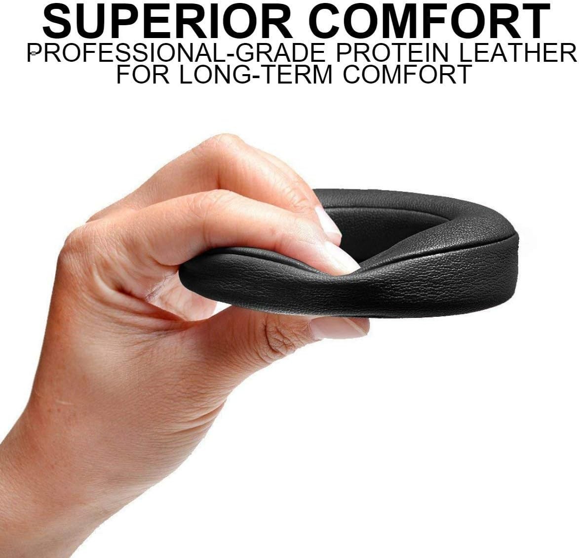 Replacement Ear Pads for Solo 2 / Solo 3 On-Ear Headphones – Memory Foam Cushion