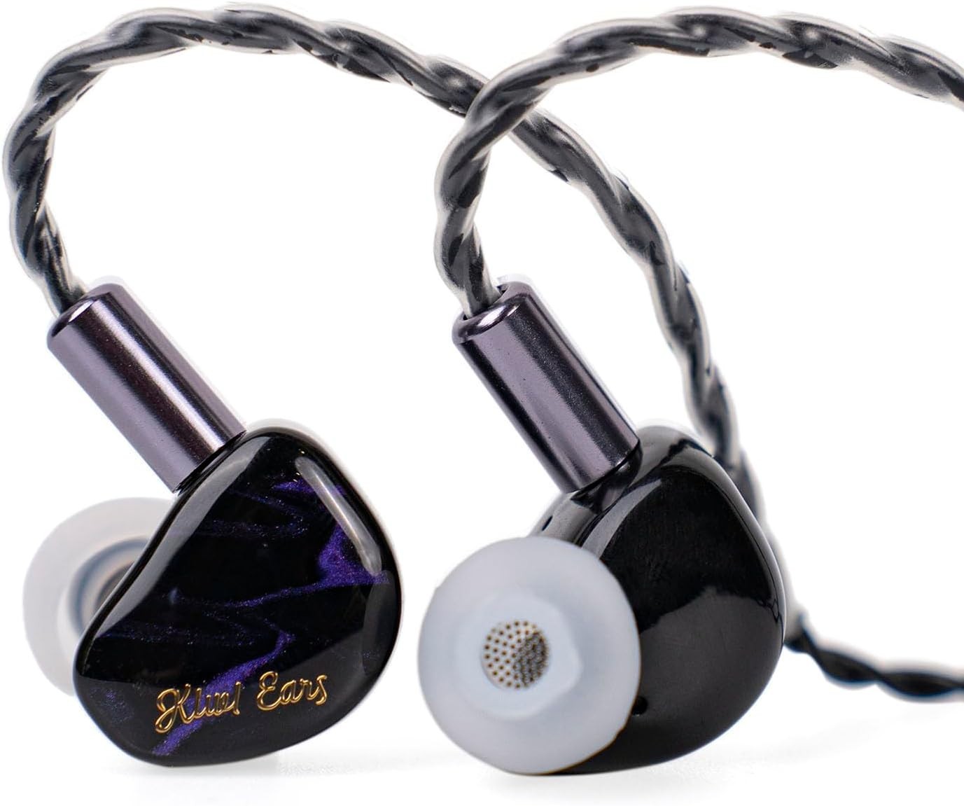 Kiwi Ears Cadenza 10mm Beryllium IEM: Sound in Purple & Detachable Cable