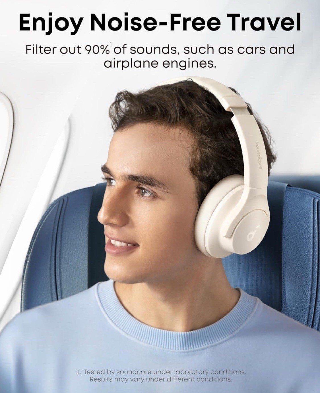 NEW ANKER Soundcore Q20i Wireless Over Ear Headphones Hybrid Active Noise Cancel
