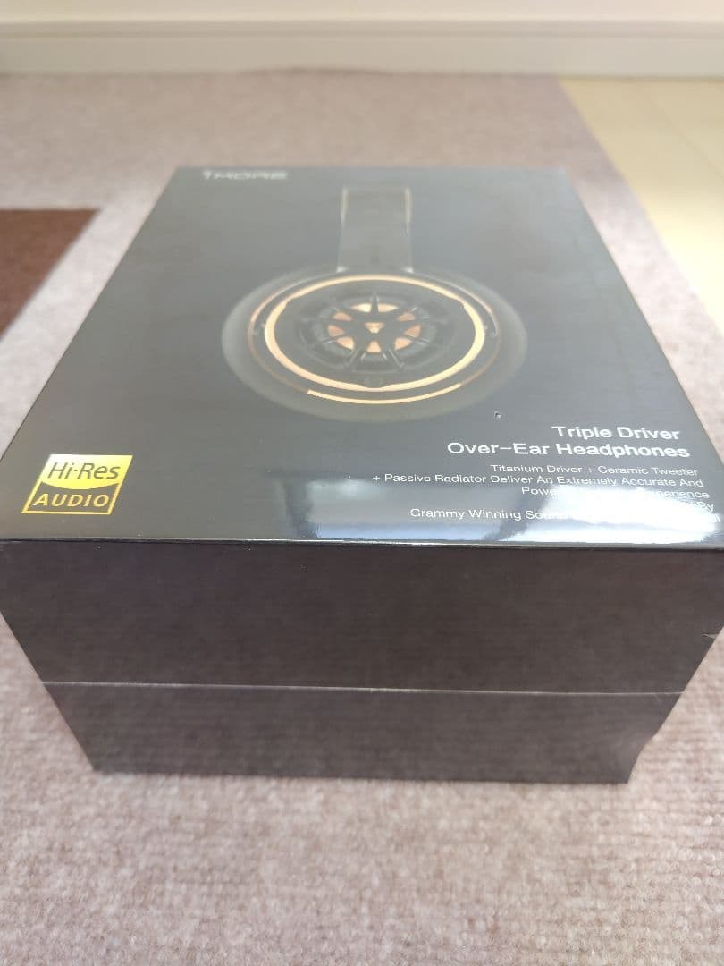 1MORE H1707 Triple Driver Over Ear Headphones Gold Hi-Res jp