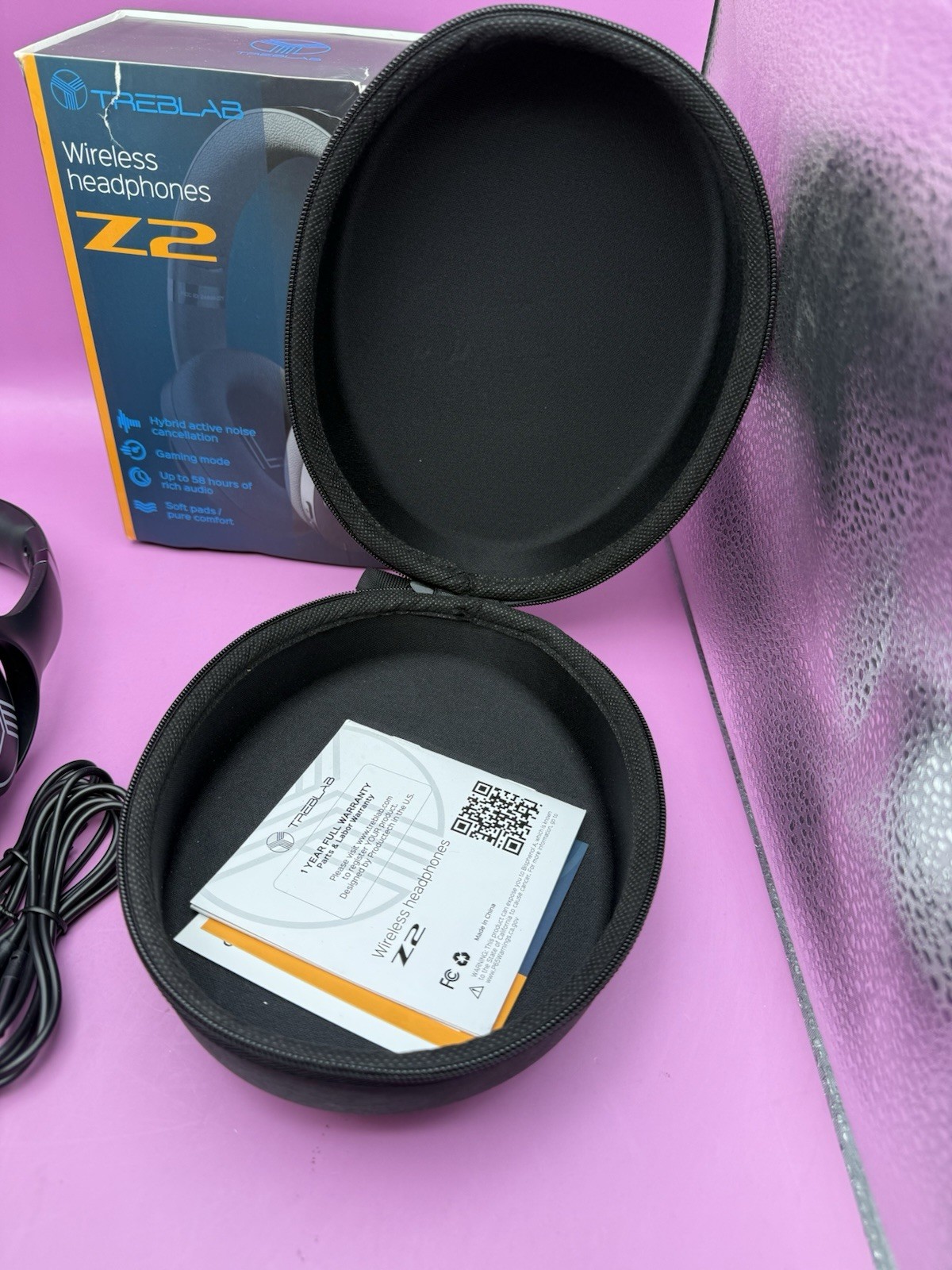 TREBLAB Z2 Sports Wireless Headphones Bluetooth HD Sound