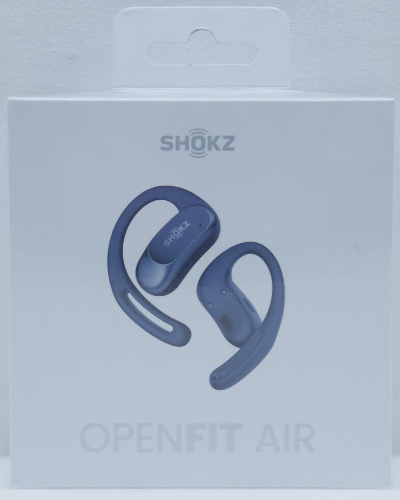 Shokz OpenFit Air Open-Ear True Wireless Earbuds Stone Air-Stone Blue Brand New