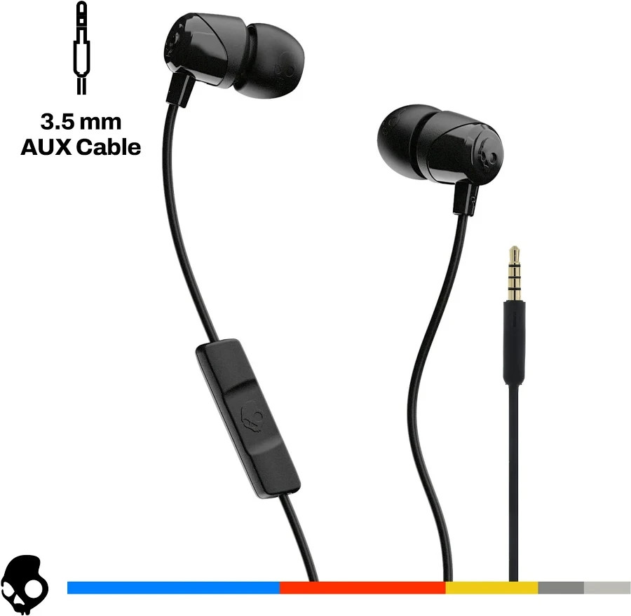 Avid Black Earbuds Silicone Ear Tips Android/Stereo Universal In-Ear…..Elect)
