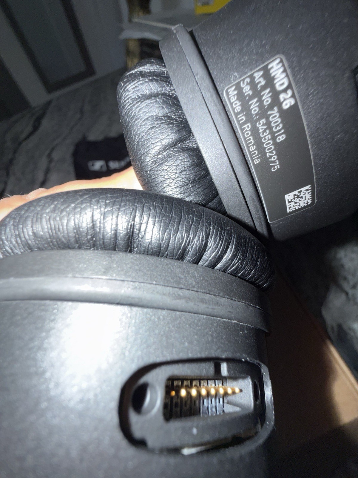 Sennheiser HMD 26 Dual-Ear On-Ear Headset with Dynamic Microphone – Brand New