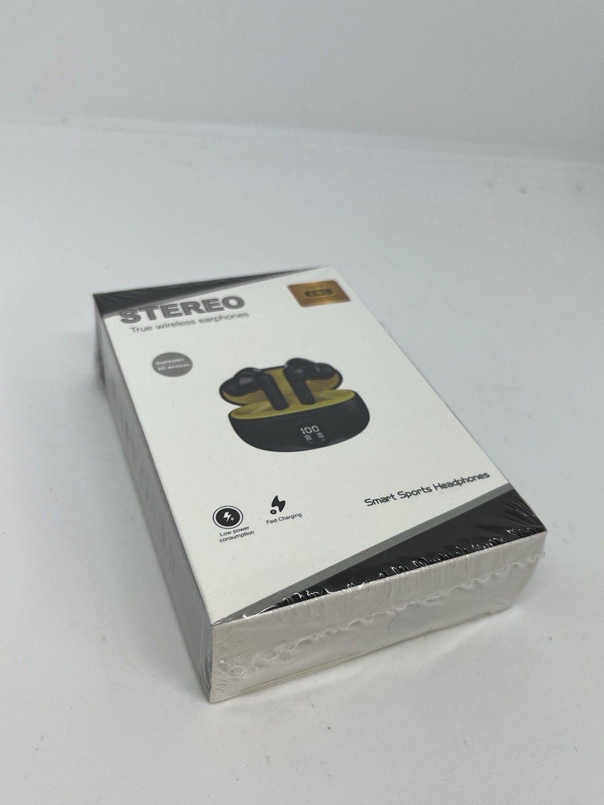 TWS True Wireless Bluetooth Ear-hook Earbuds Double 895B Black/Yellow