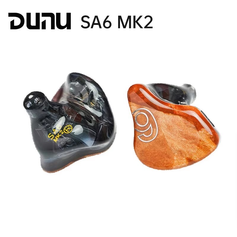 DUNU SA6 MK2 Earphone 6 Balance Armature Drivers in-ear Earbuds 2 Tuning Switch
