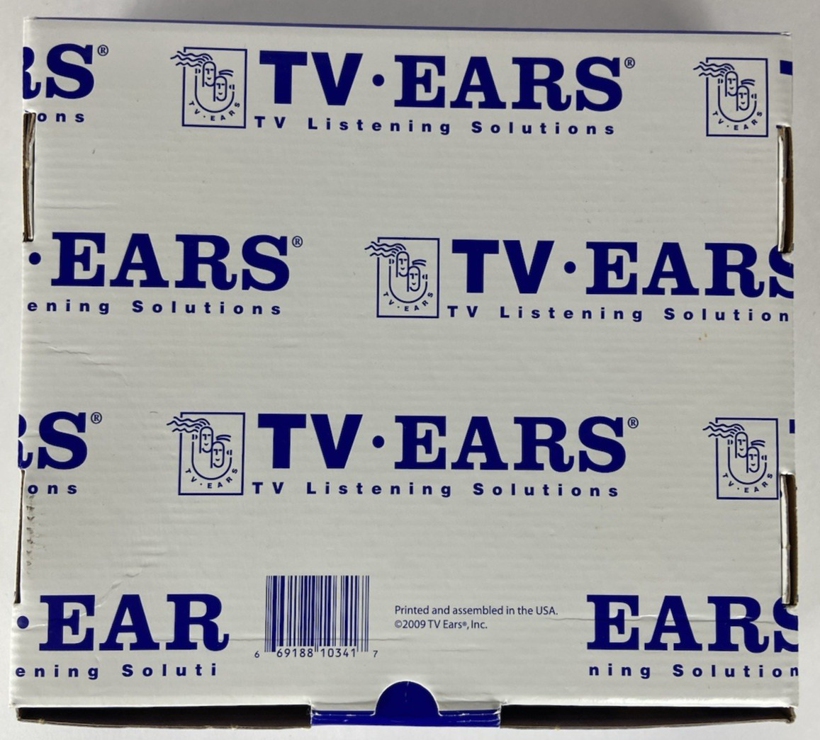 TV Ears Digital Wireless Headphones, Charging Base, Manuals, Cables, Headset